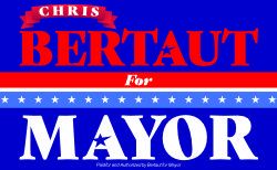 Chris Bertaut For Mayor Logo